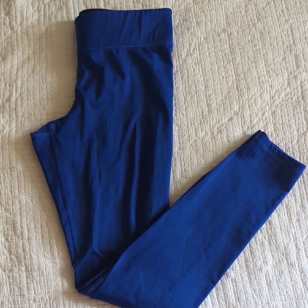 Under Armour Vibrant Fleece Lined Blue Leggings
